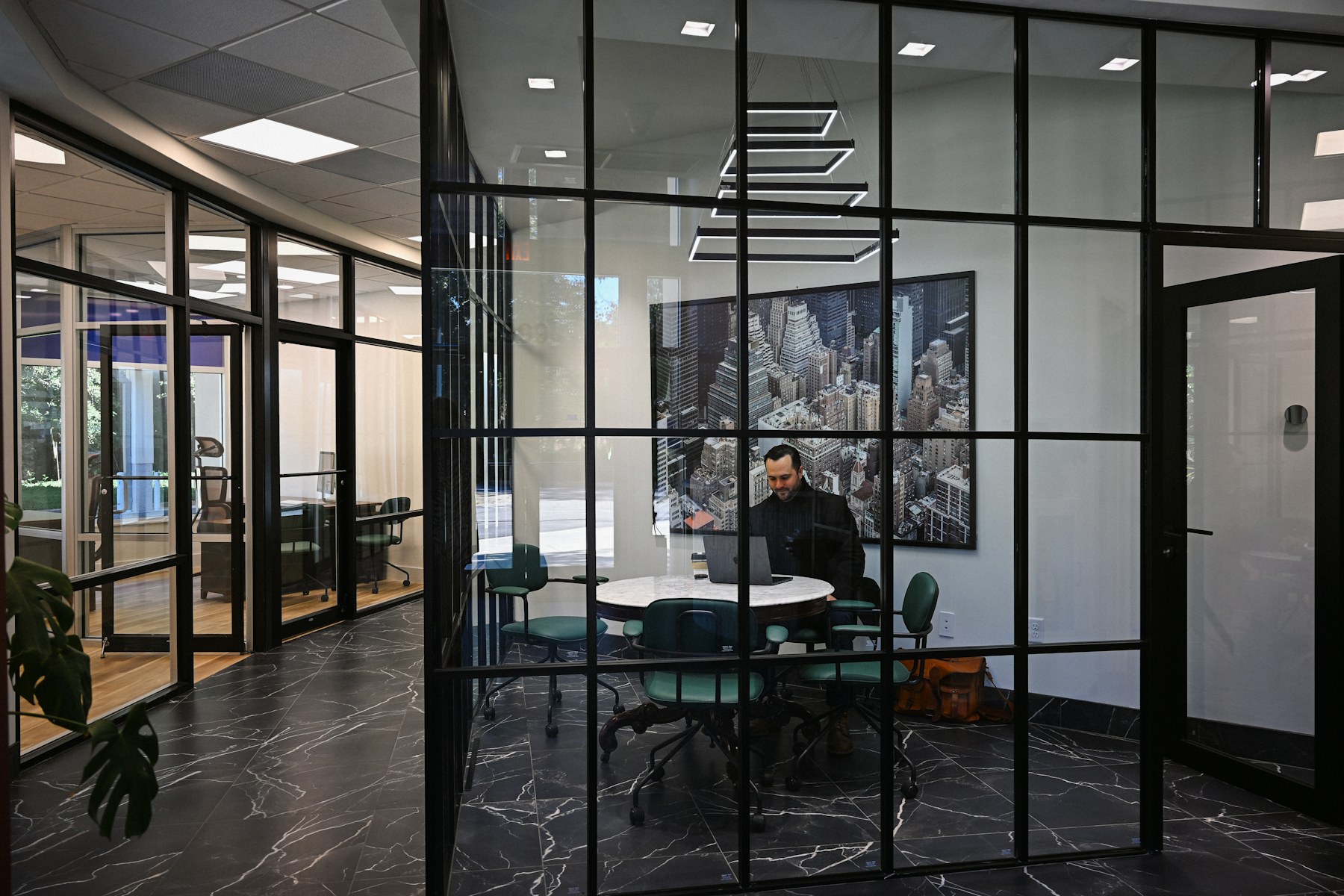 Representative modern office meeting room
